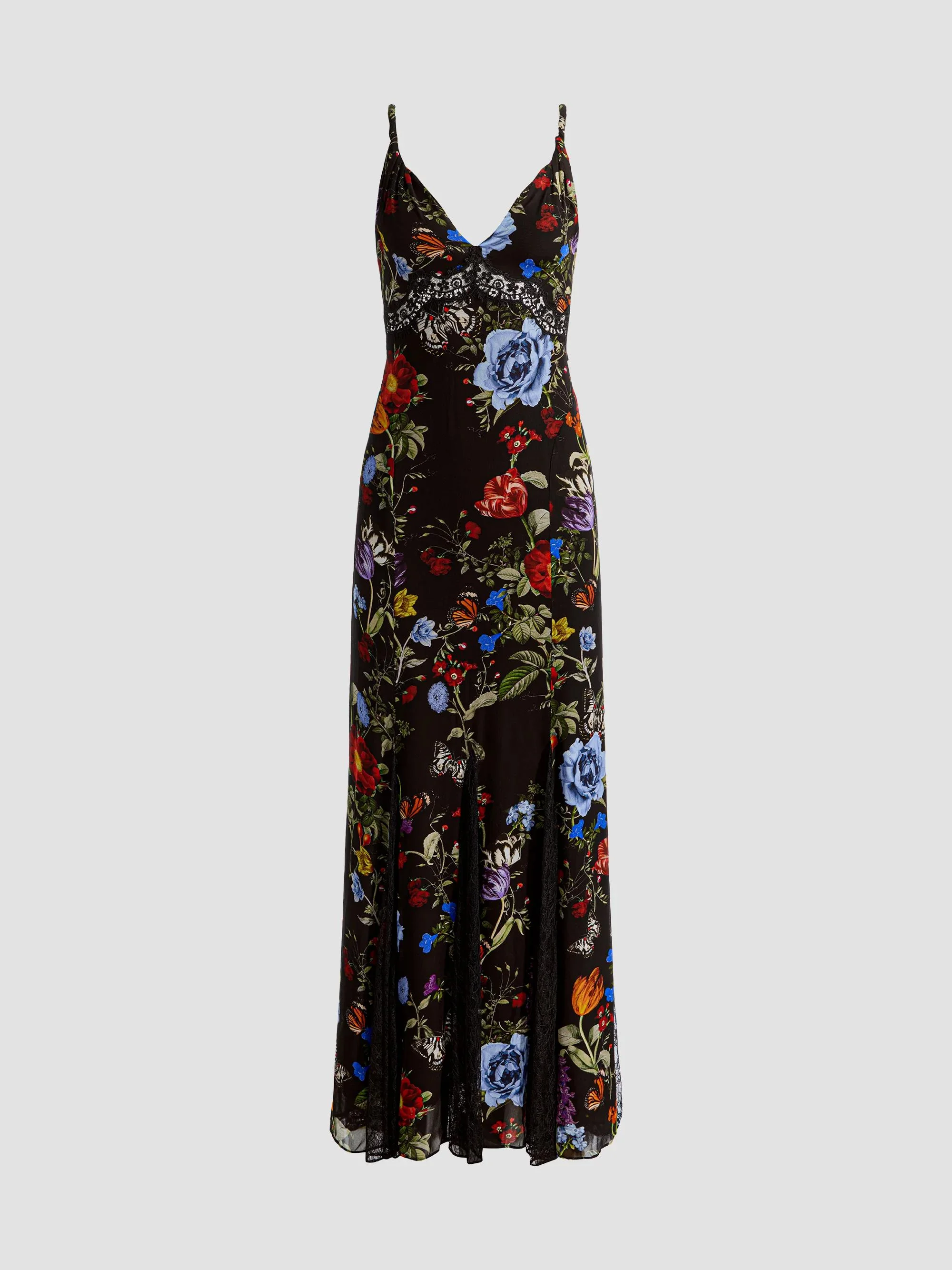 Women's Nisa Floral Cutaway Lace Maxi Dress - Moonlit Manor - 1