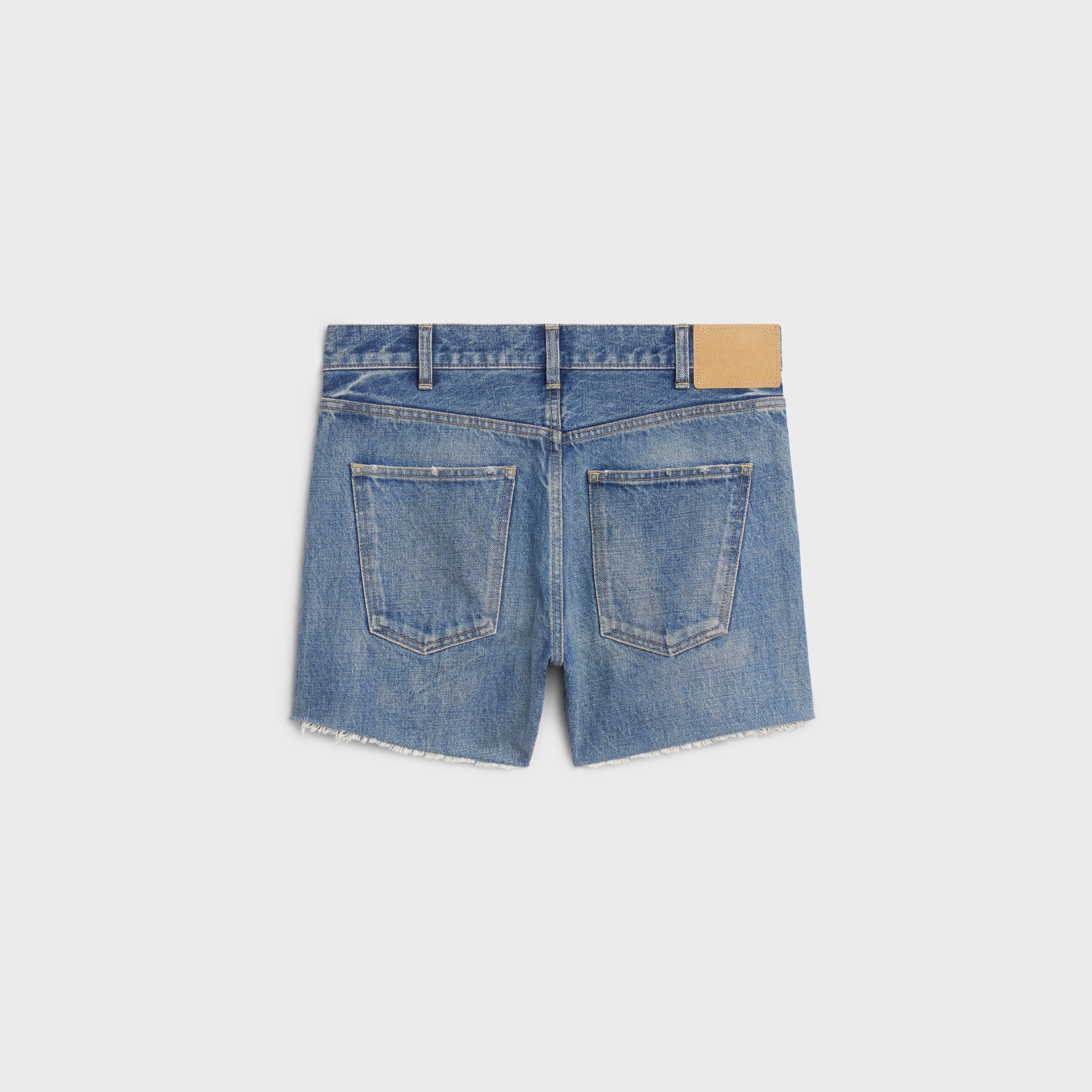 MINI SHORTS IN UNION WASH DENIM - 2