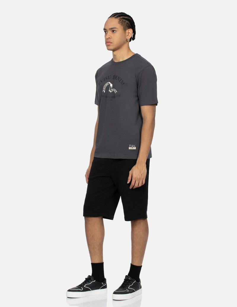 RIBBON SEAGULL AND LOGO PRINT REGULAR FIT T-SHIRT 3