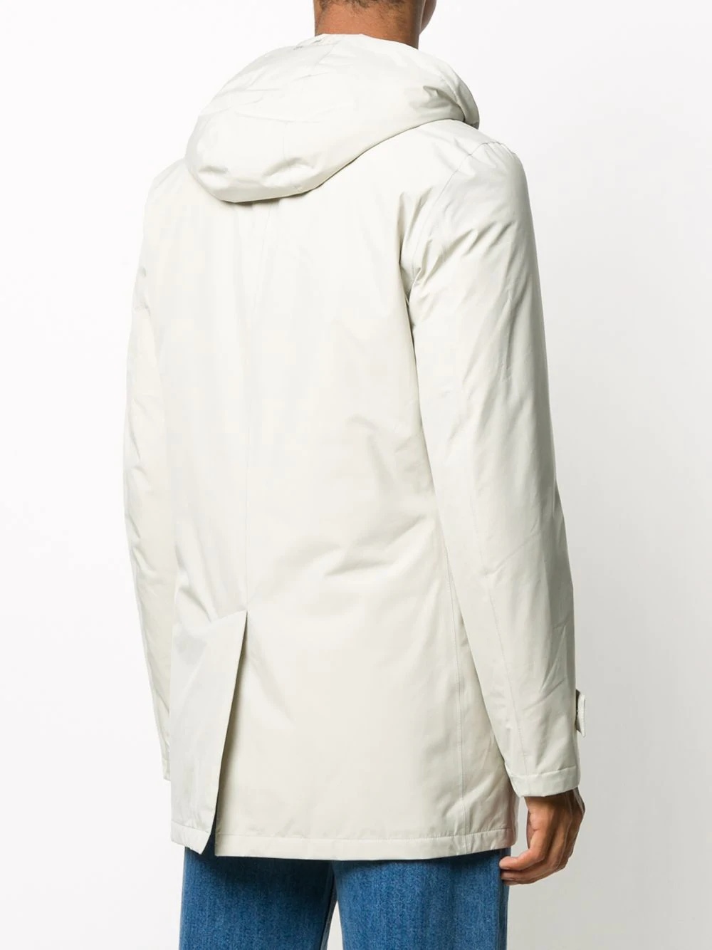 padded zip-front hooded jacket - 4