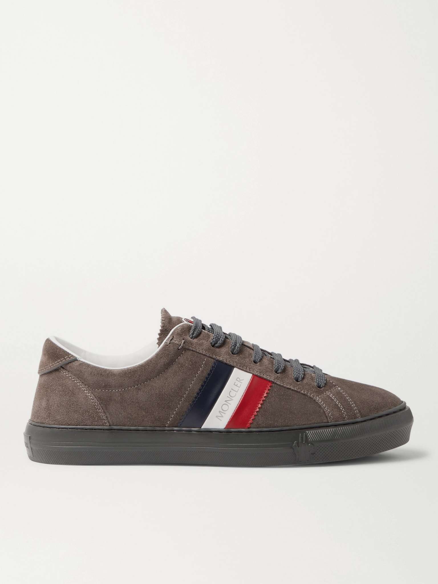 New Monaco Suede and Leather Sneakers - 1