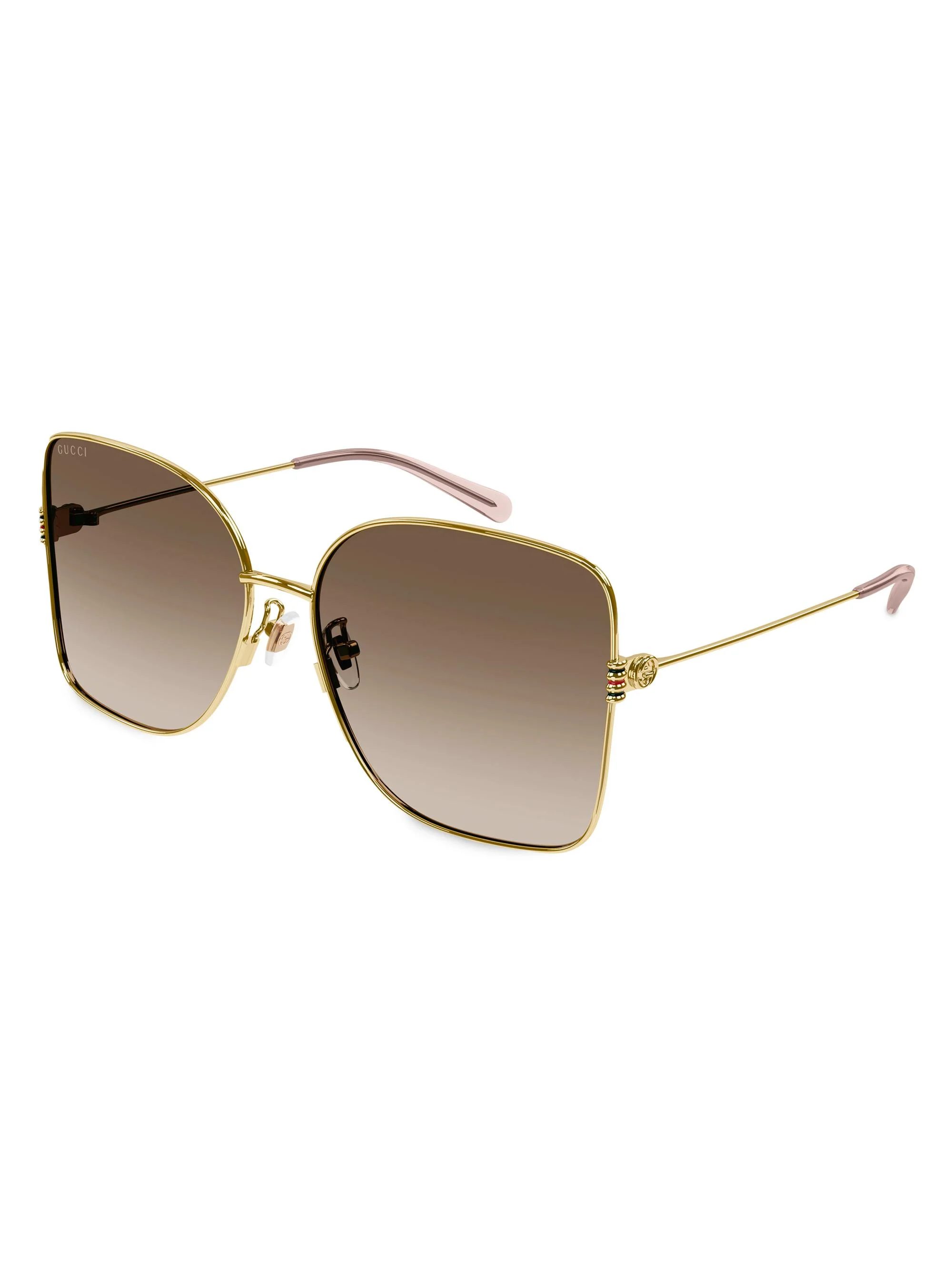 Women's 60MM Butterfly Sunglasses - Gold - 1