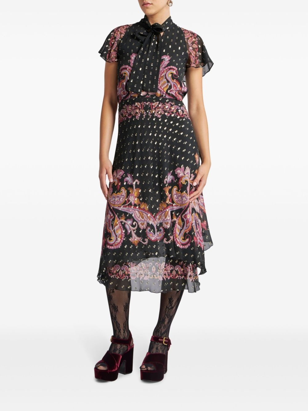 silk dress - 2