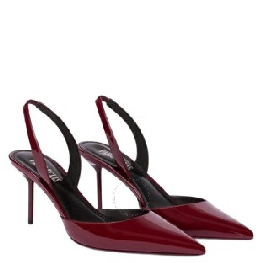 Paris Texas Ladies Rouge Noir Lidia Slingback 70 mm Heels - 2