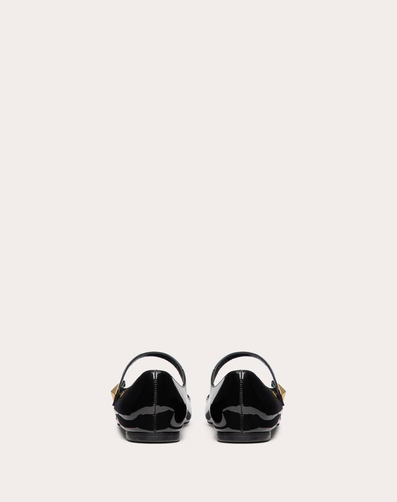 VALENTINO GARAVANI TIPTOE PATENT LEATHER BALLET FLATS 3