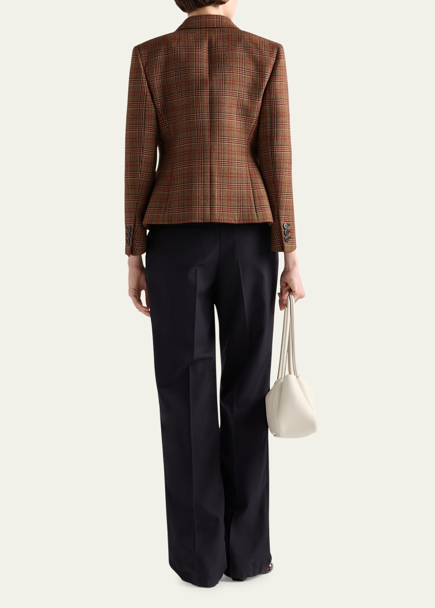 Prince of Wales Check Wool Jacket - 3