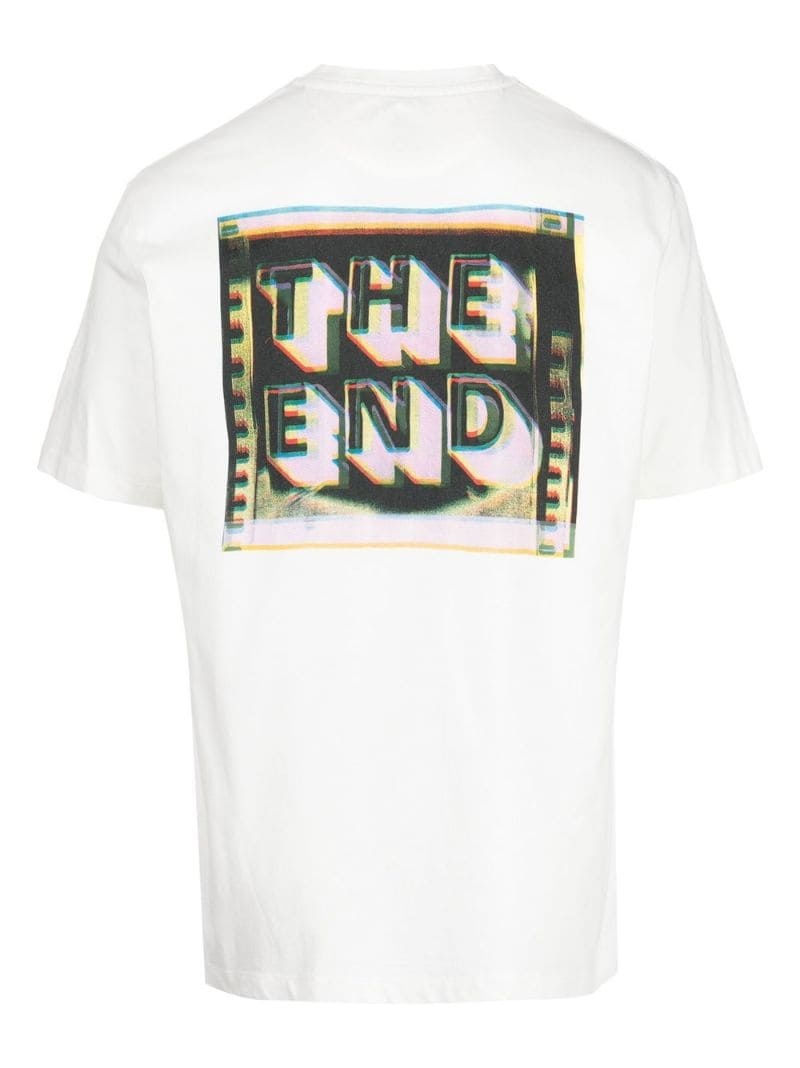 slogan crew-neck T-shirt - 2