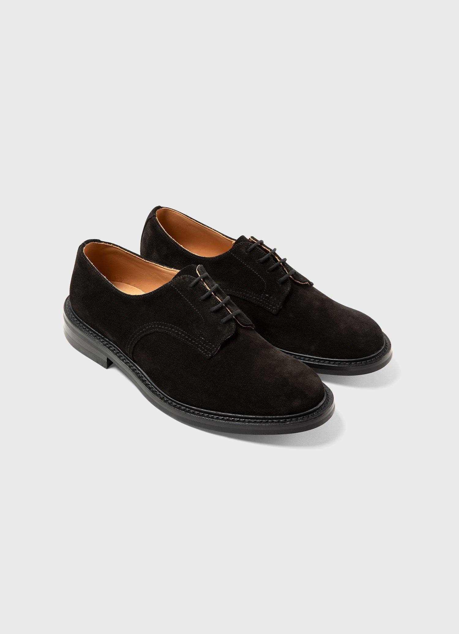 Sunspel and Trickers Suede Derby Shoe - 2