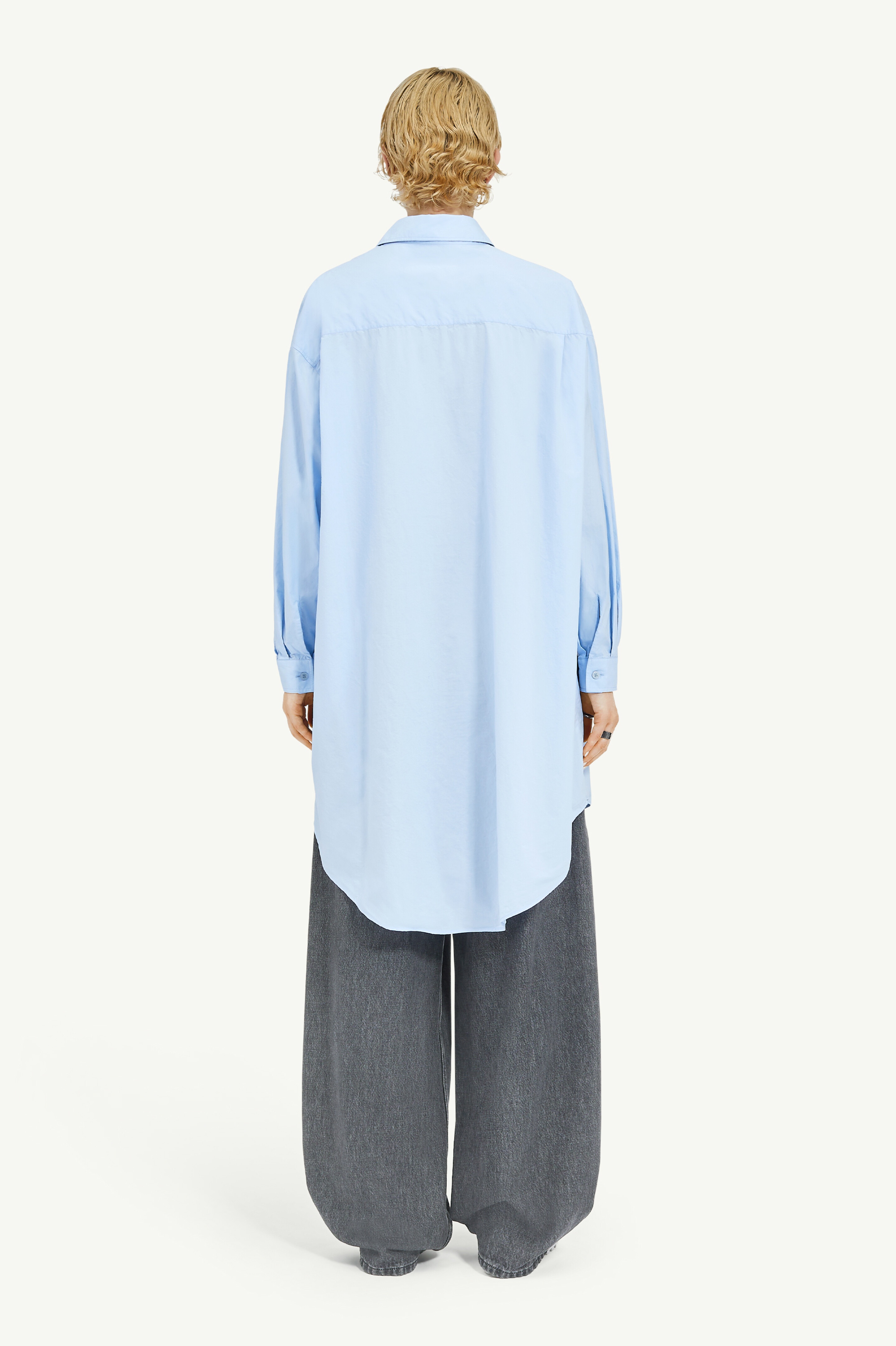 【関税&送料込】Mm6 Numeric Logo Print Poplin Shirt Dress MM6 Maison Margiela Numeric Signature Shirt Dress | REVERSIBLE
