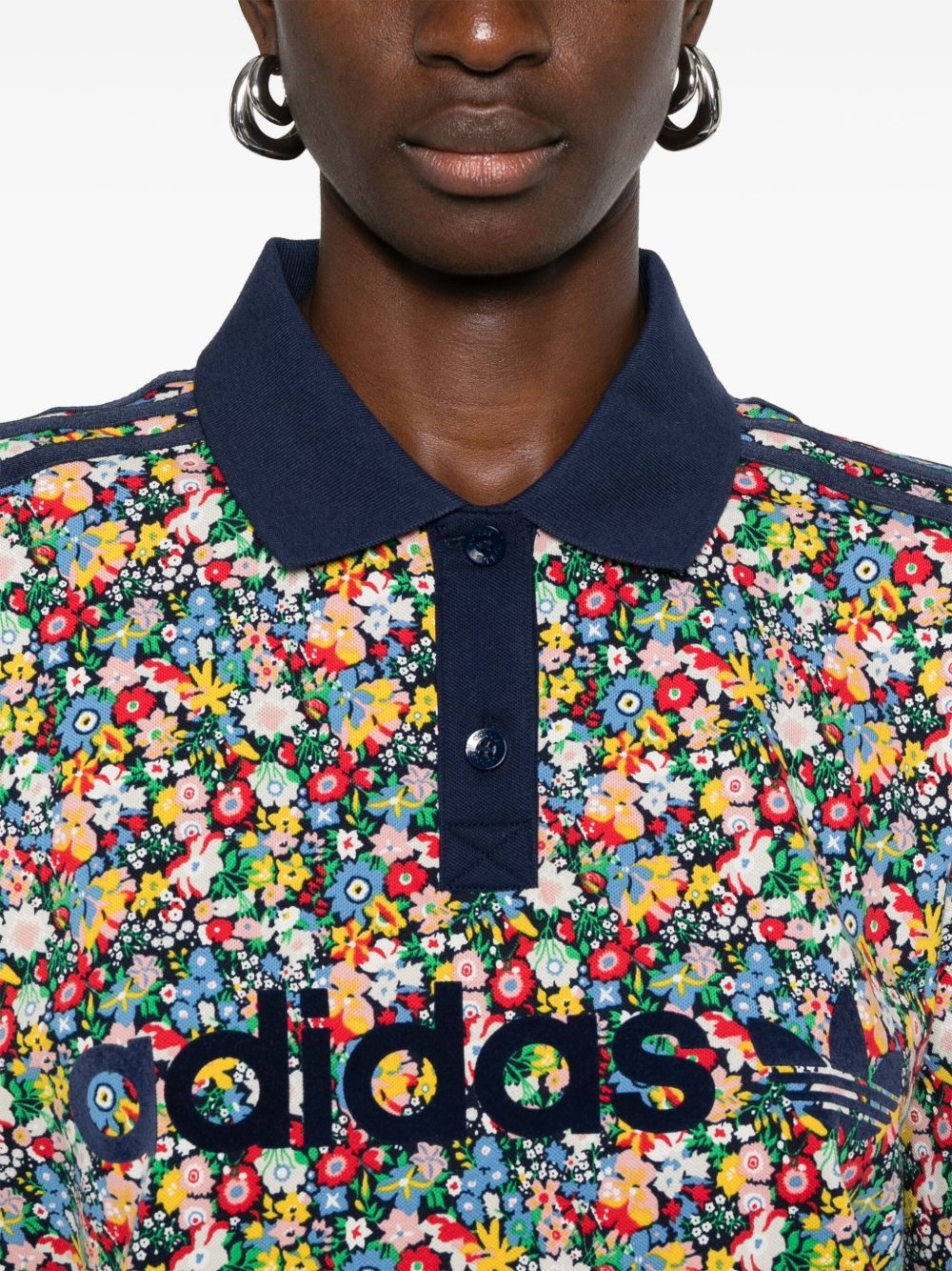 x Liberty London mesh polo top - 5