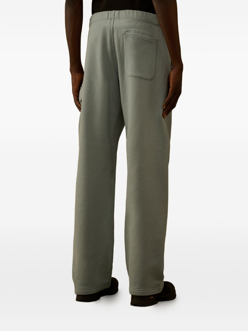 diagonal-raised fleece cargo-pocket cotton track pants 4
