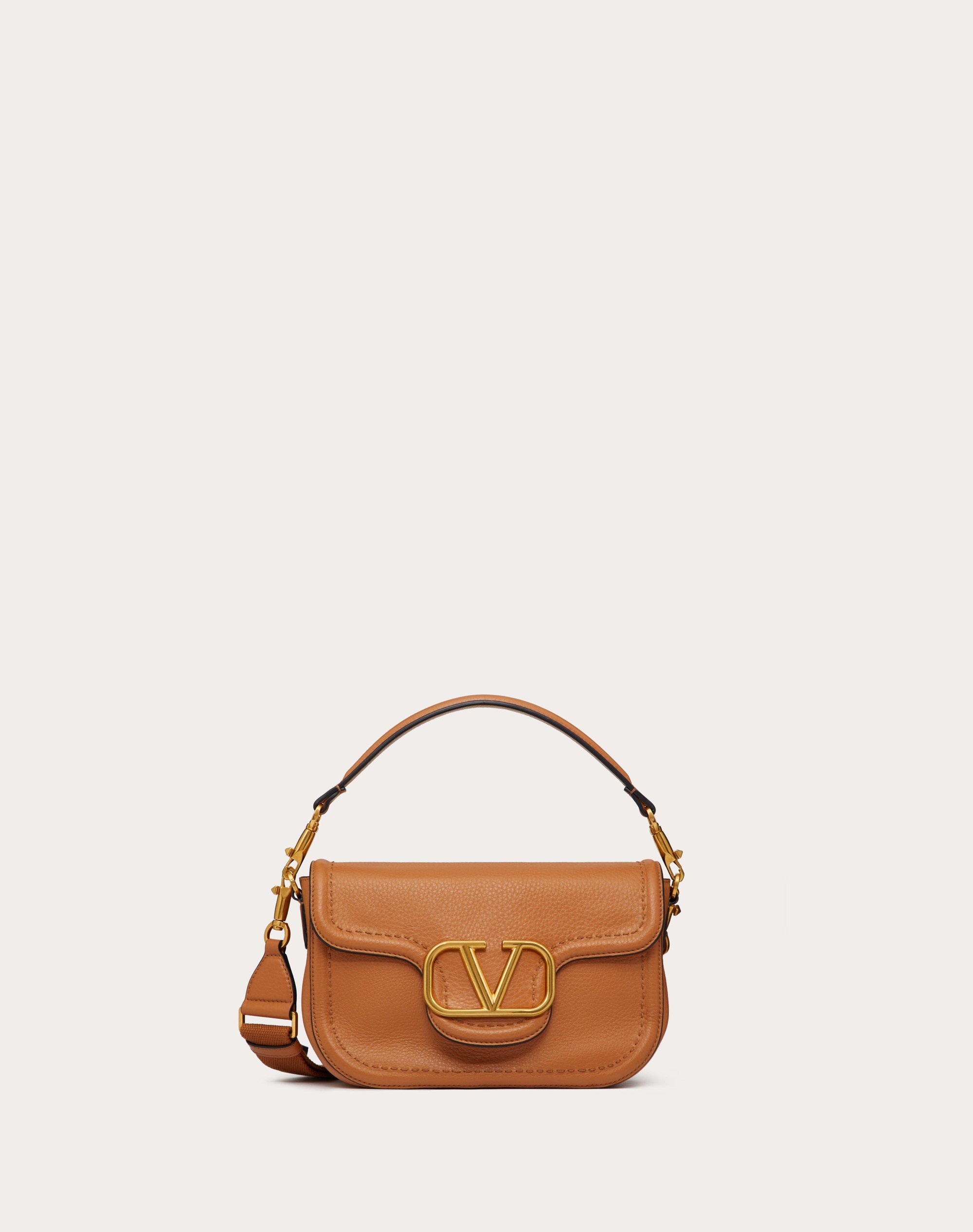 VALENTINO GARAVANI ALLTIME GRAINY CALFSKIN SHOULDER BAG - 1