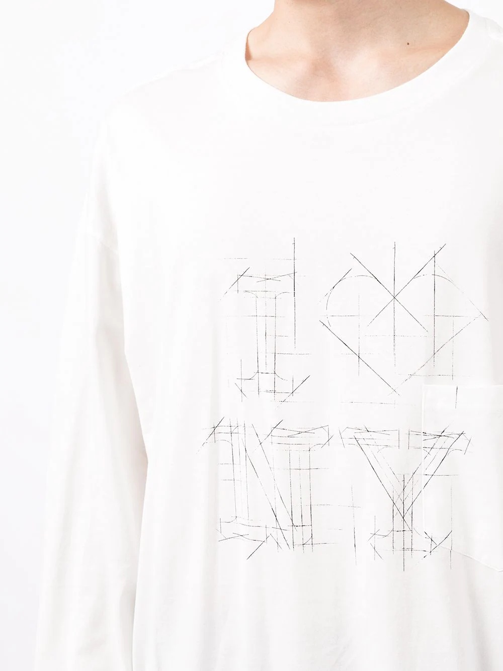 graphic-print longsleeved T-shirt - 5