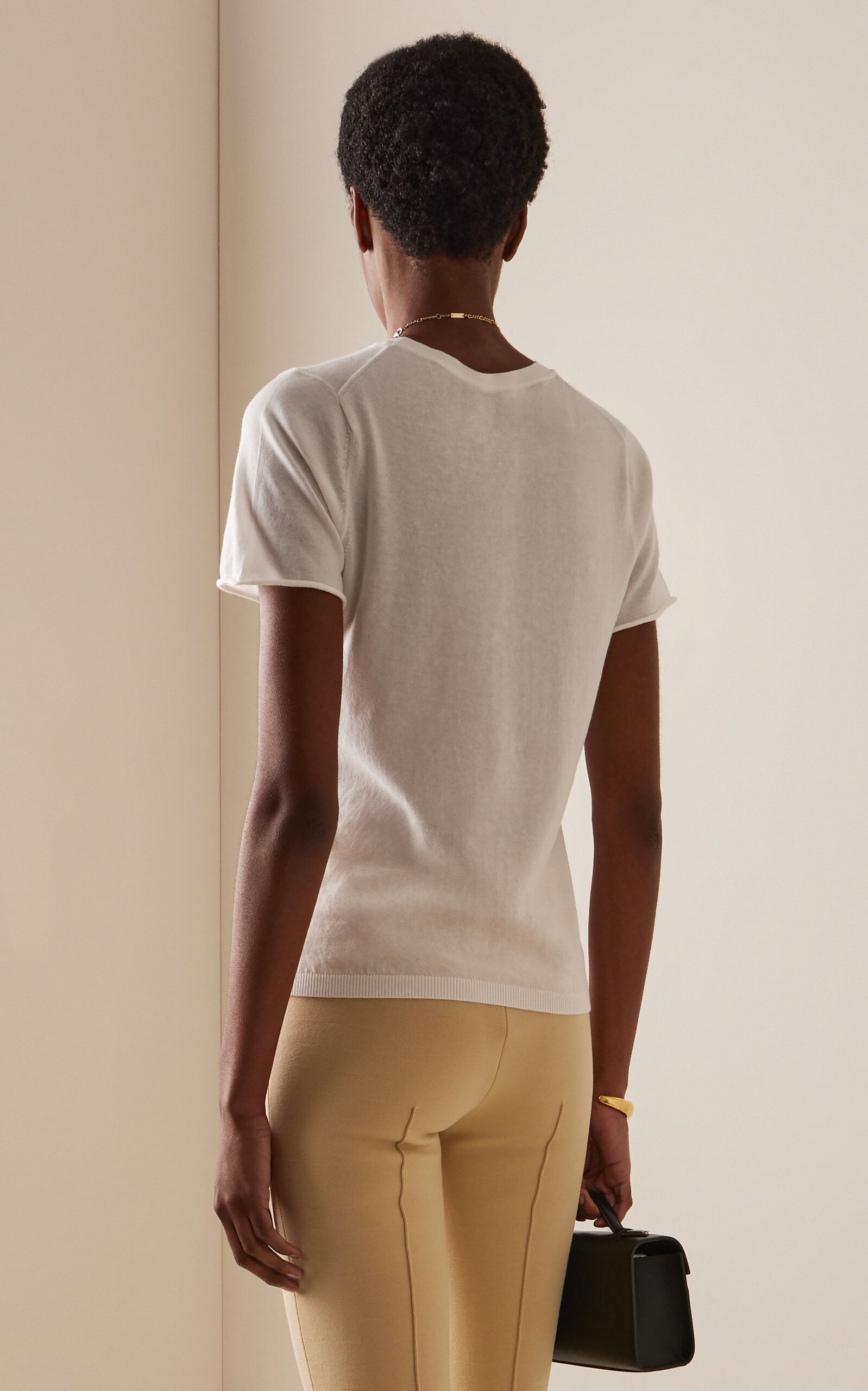 Owen Cotton Tee ivory - 4