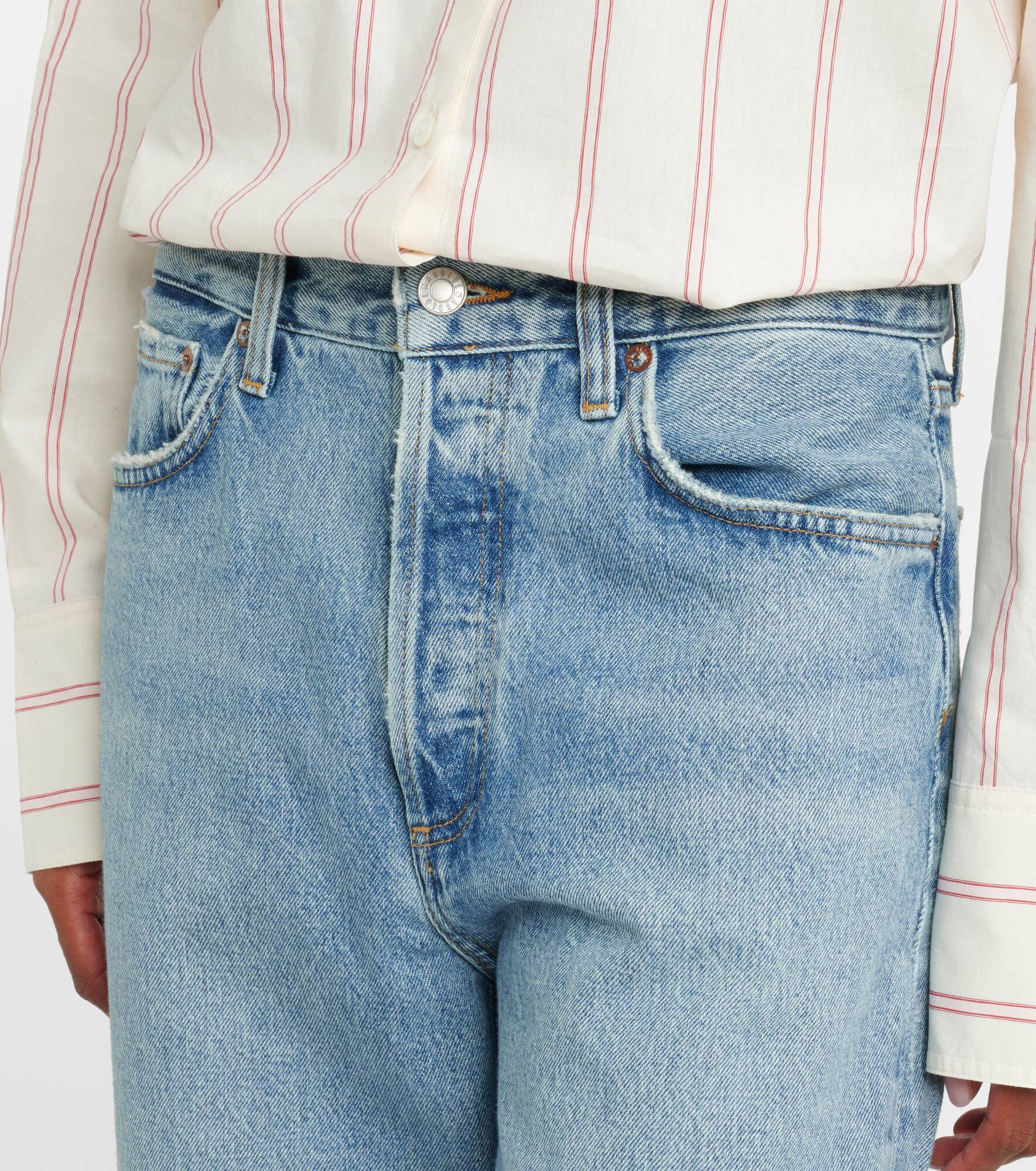 Twist low-rise wide-leg jeans - 4