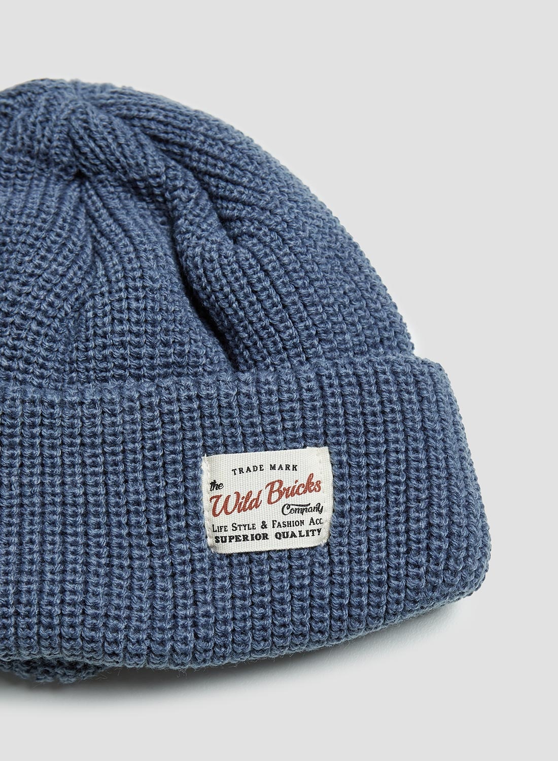 Wild Bricks Heavyweight Marine Watch Cap in Blue - 2