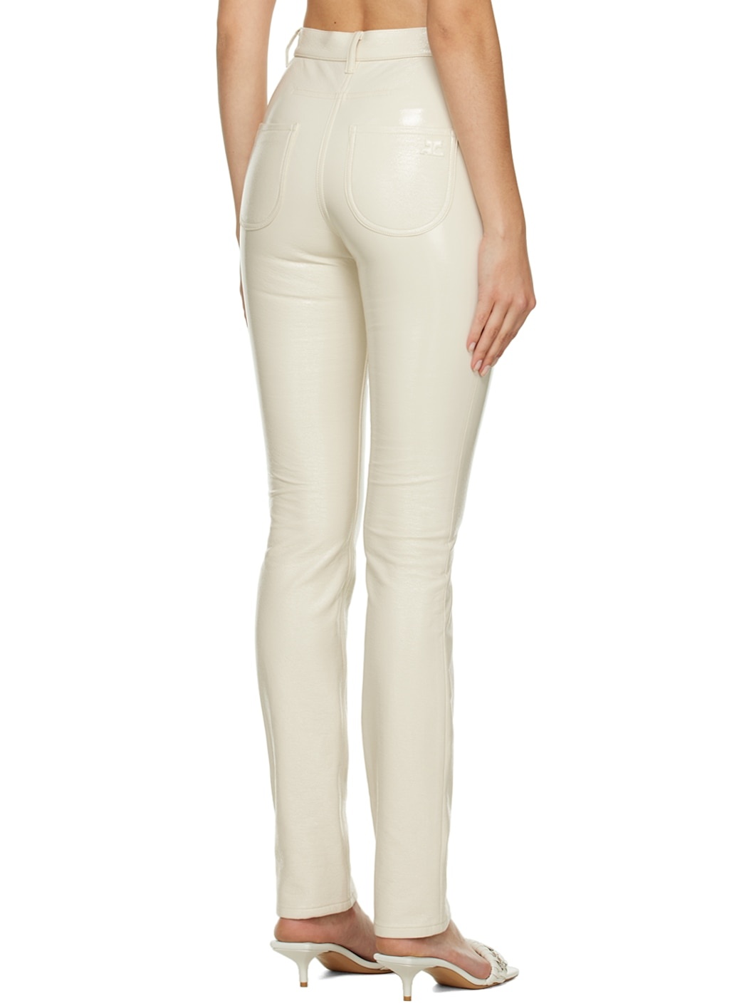 Off-White Slim-Fit Trousers - 3