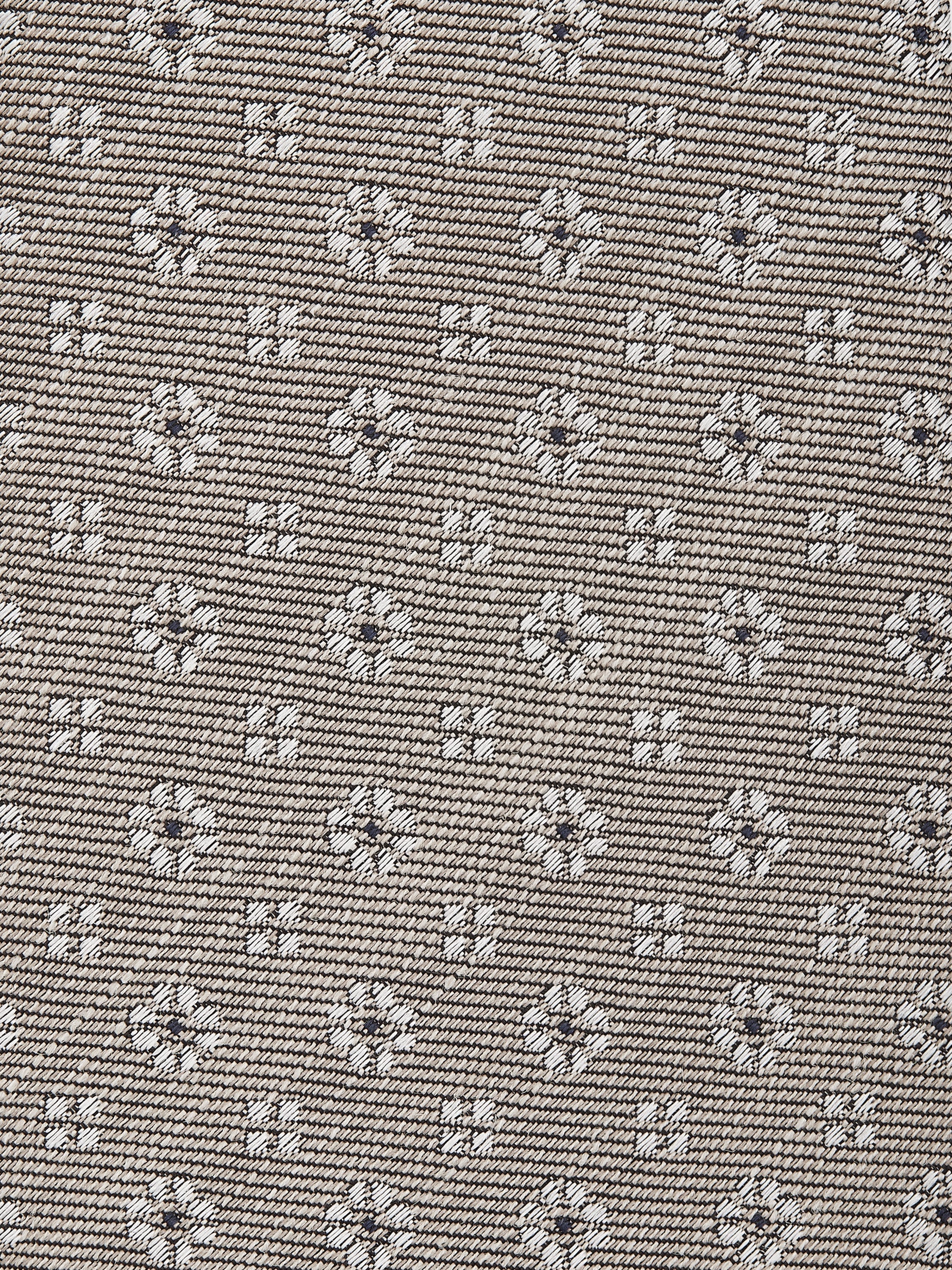 LIGHT TAUPE SILK AND LINEN TIE - 2