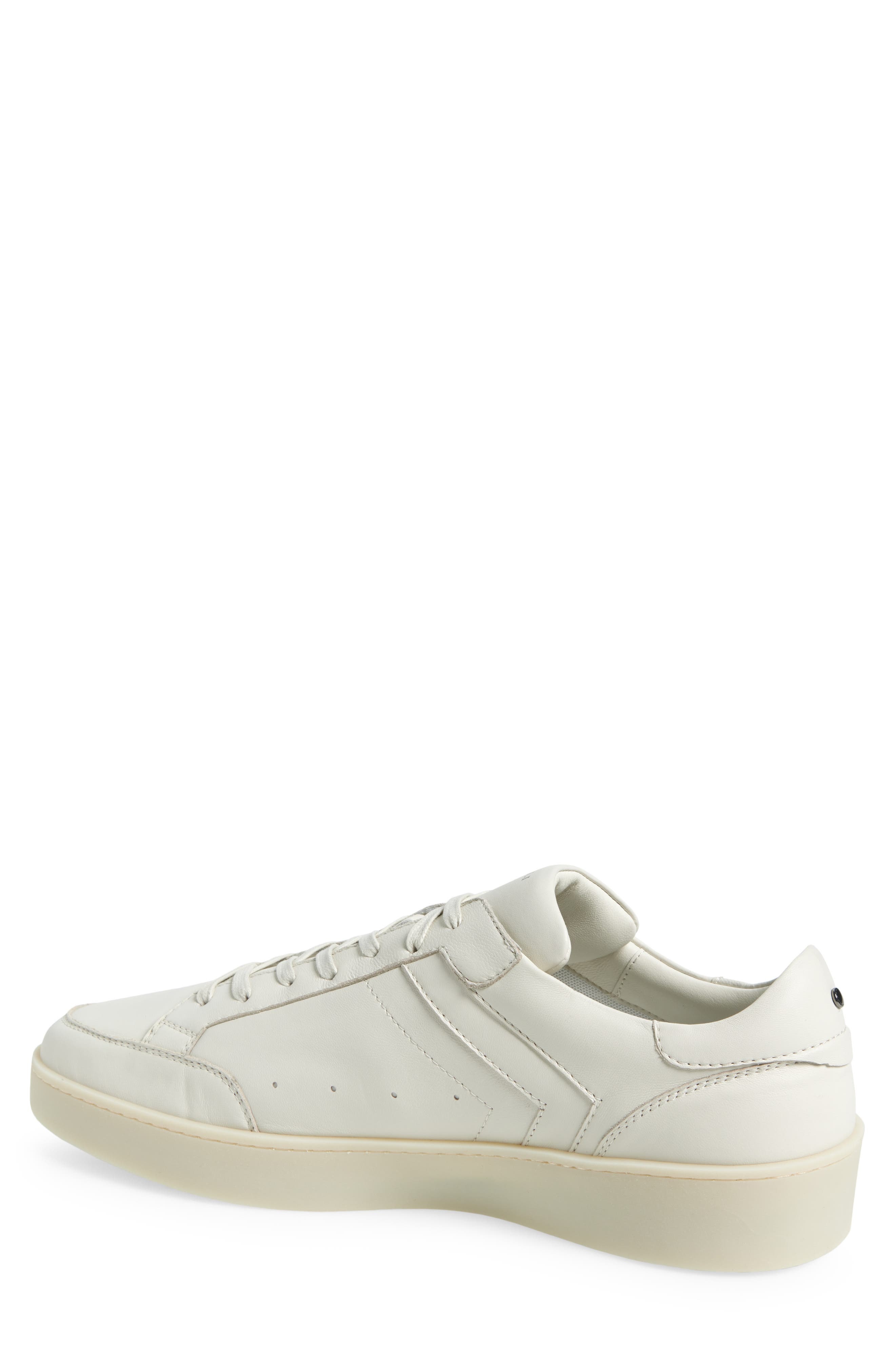 Canali Low Top Leather Sneaker in Natural at Nordstrom - 2
