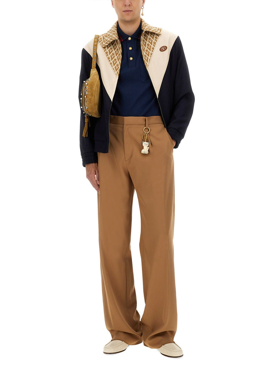 Valentino Men Polo Shirt With Vg Embroidery - 2