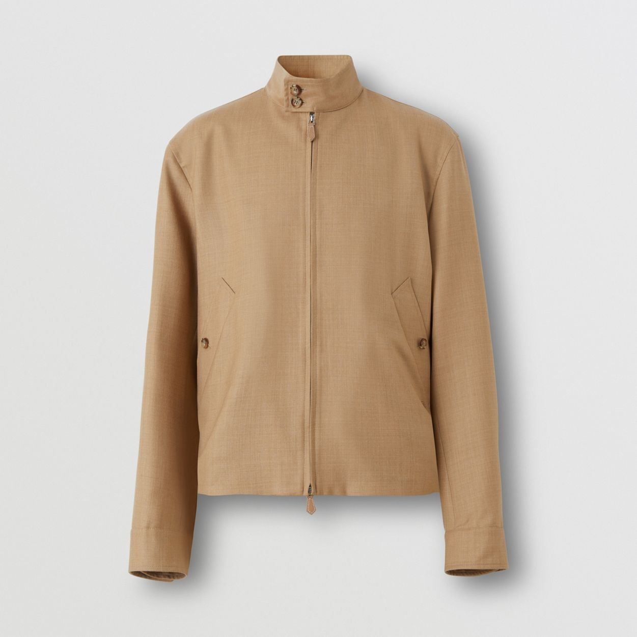 Monogram Motif Wool Harrington Jacket - 1
