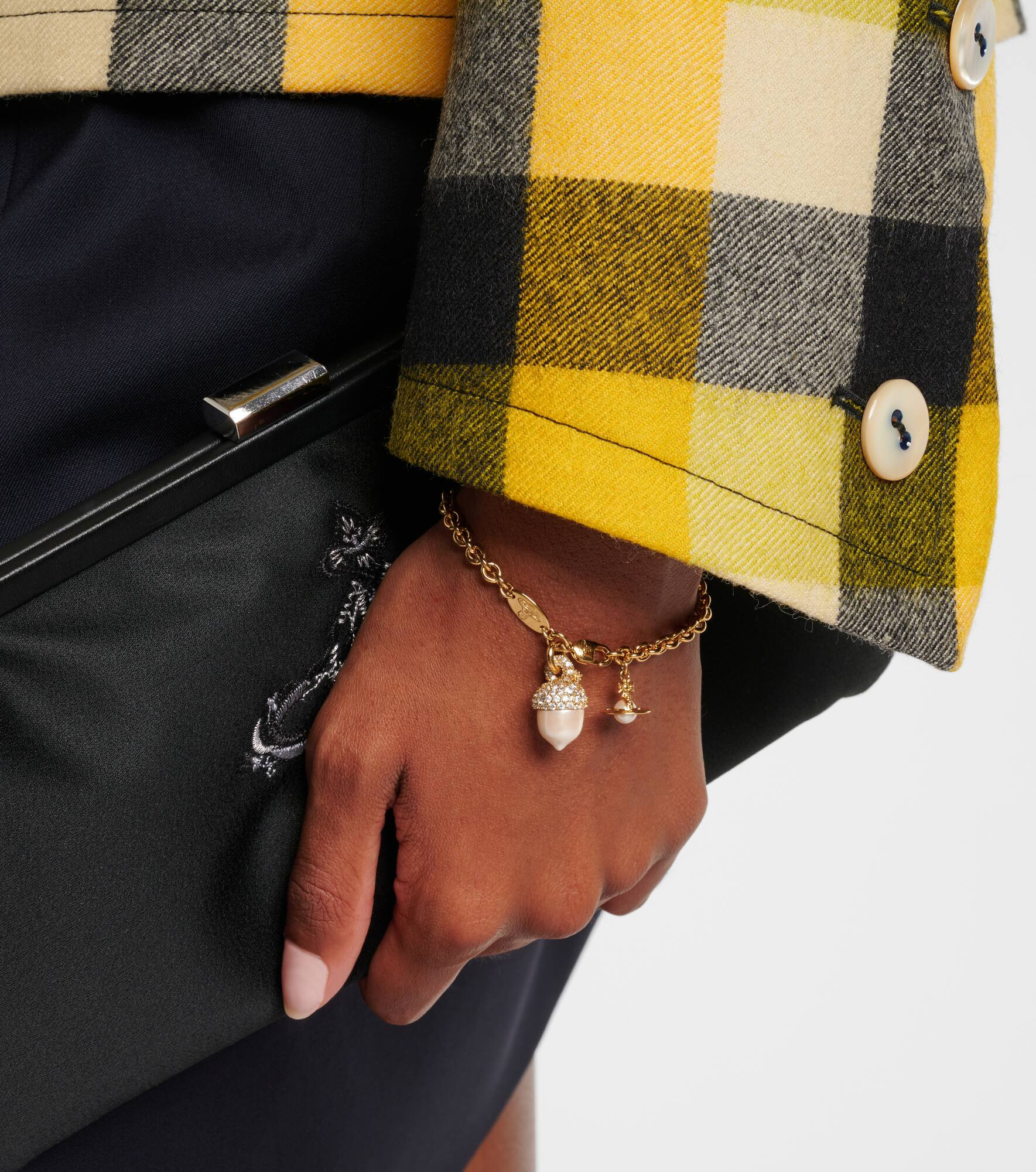 Lucille embellished chain bracelet - 5