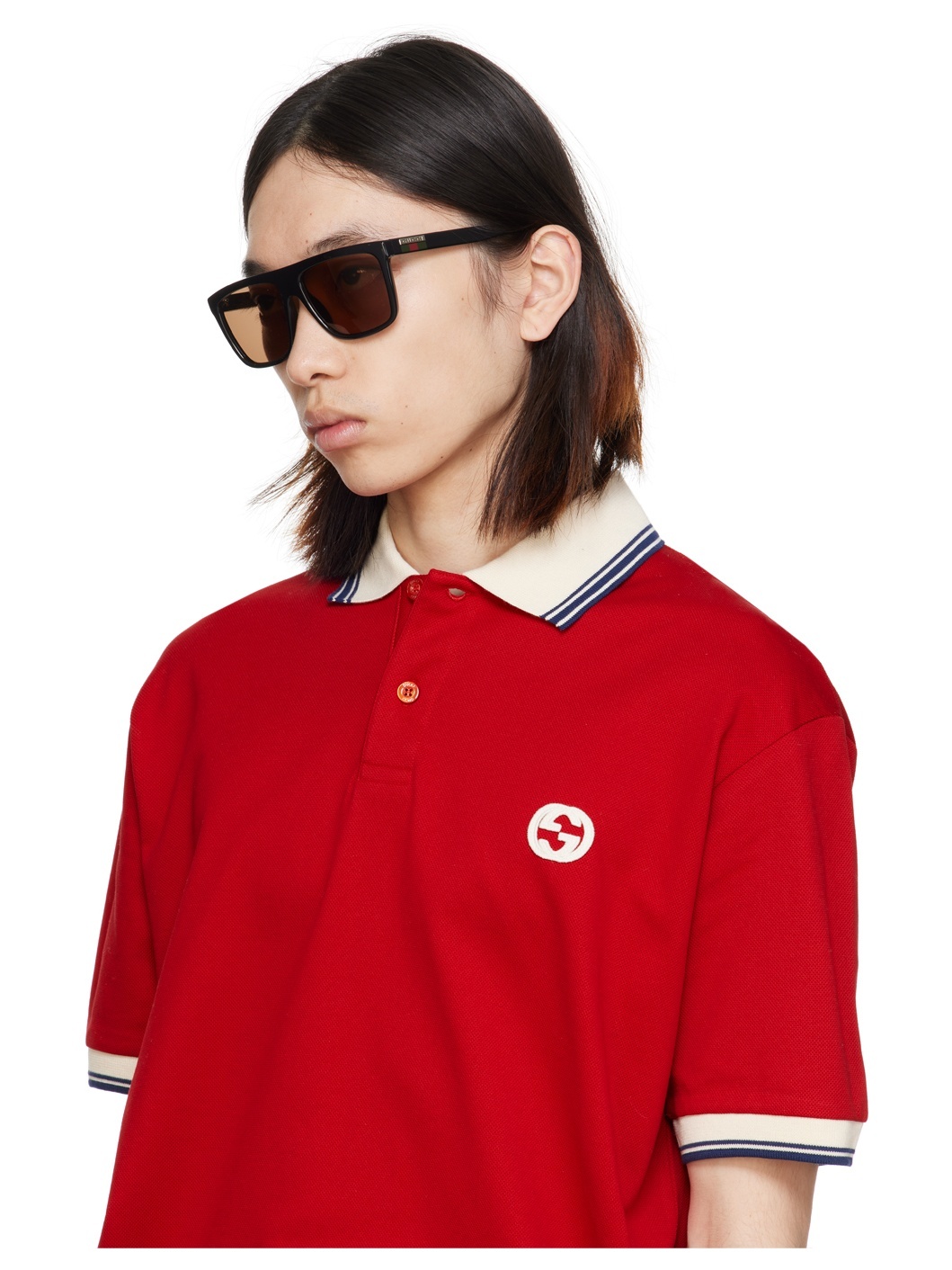 Black Square Sunglasses - 8