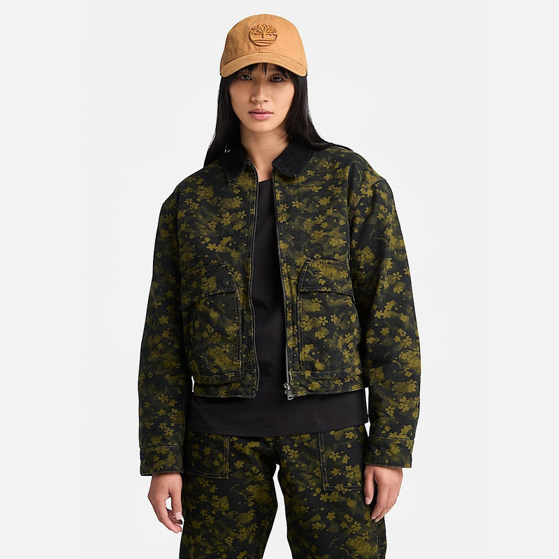 Timberland Women's Strafford Quilted Washed Canvas Jacket outlook