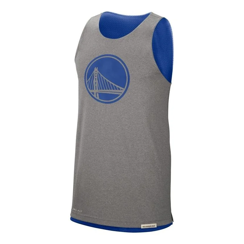 Nike NBA Golden State Warriors Standard Issue Men Gray CN0711-495 - 1