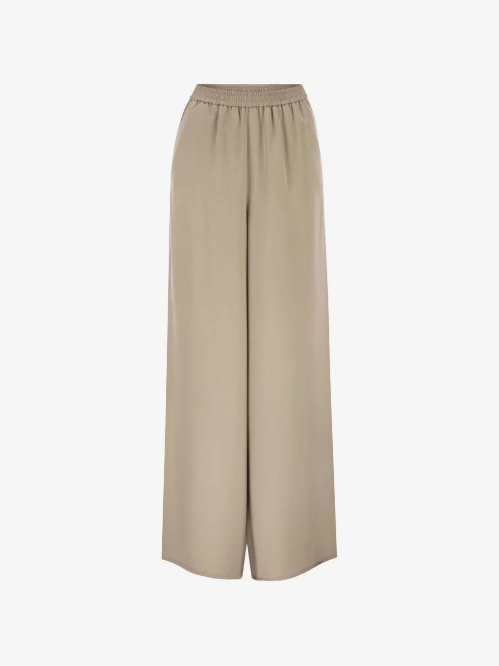 wide-leg silk palazzo pants - 1