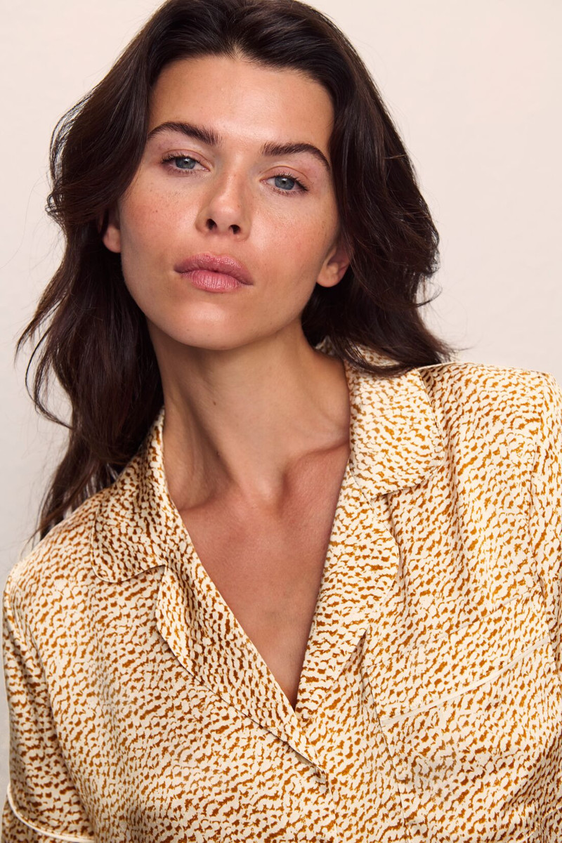 eberjey Inez Washable Silk Printed Short PJ Set outlook