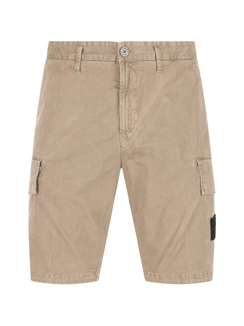 logo-patch cargo shorts 1