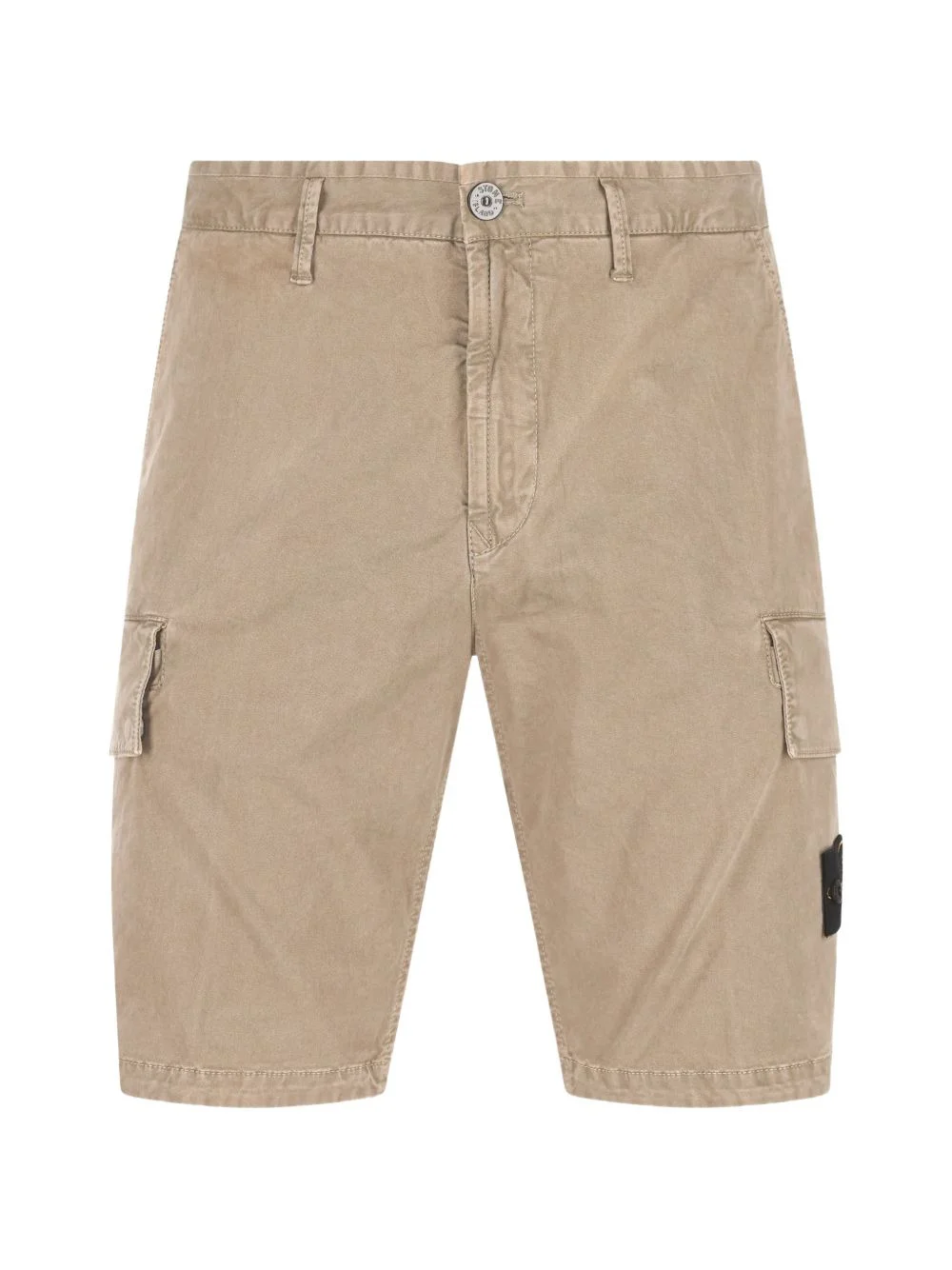 logo-patch cargo shorts - 1