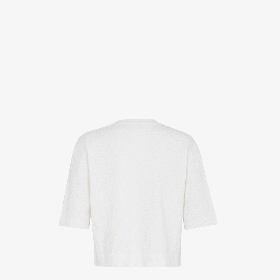 White cotton jumper - 2