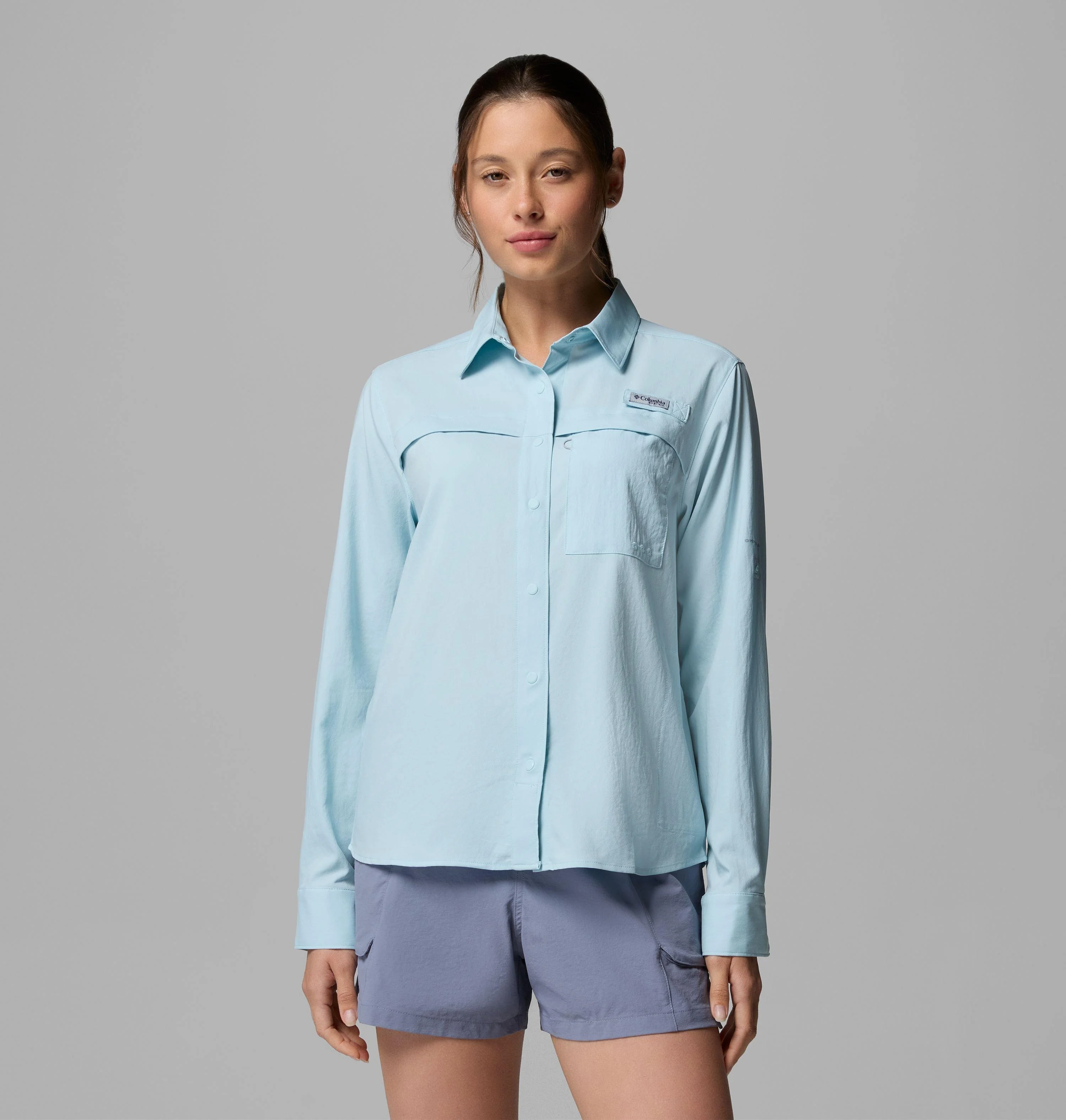 Women's PFG Castback Woven Long Sleeve Shirt - 1