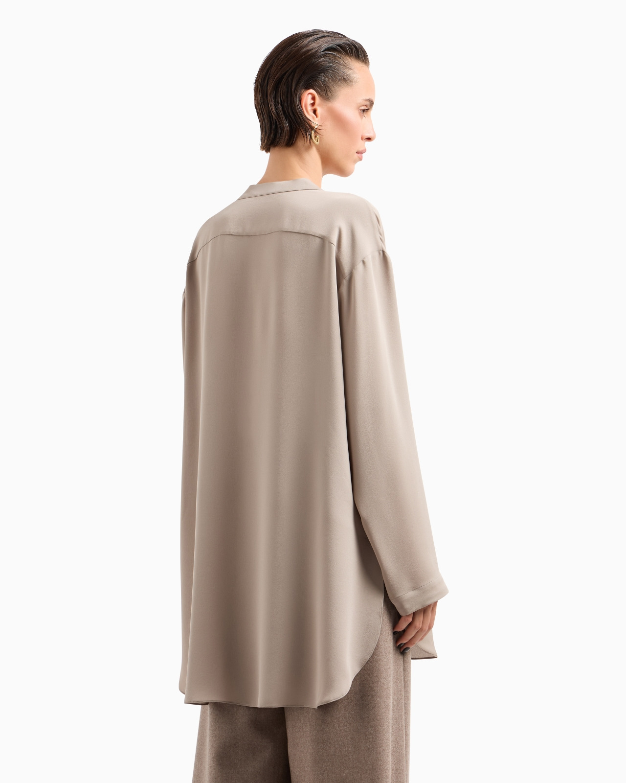 Blouse in triple silk georgette - 3
