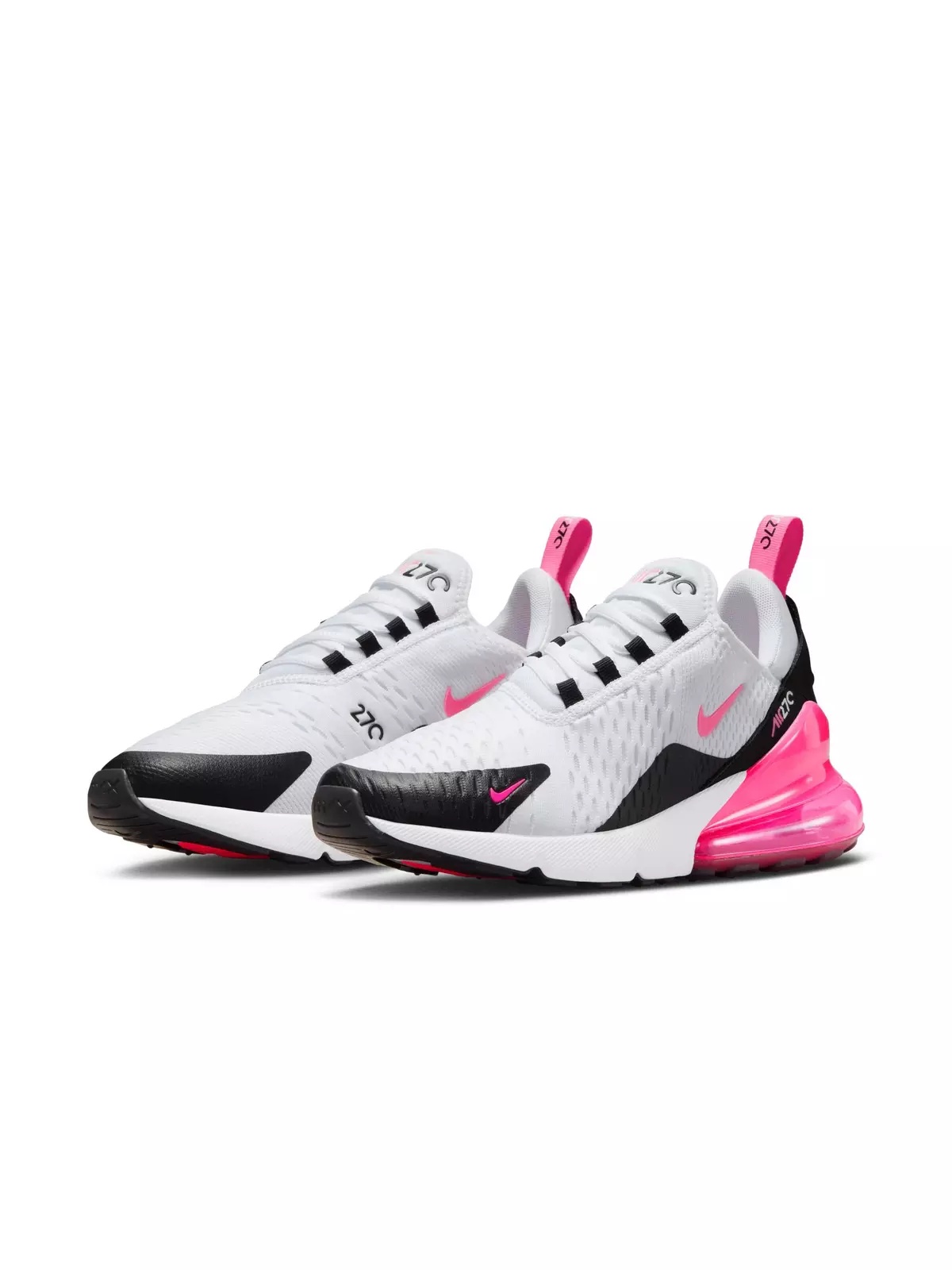 Air Max 270 "White/Hyper Pink/Black" Women's Shoe - 5
