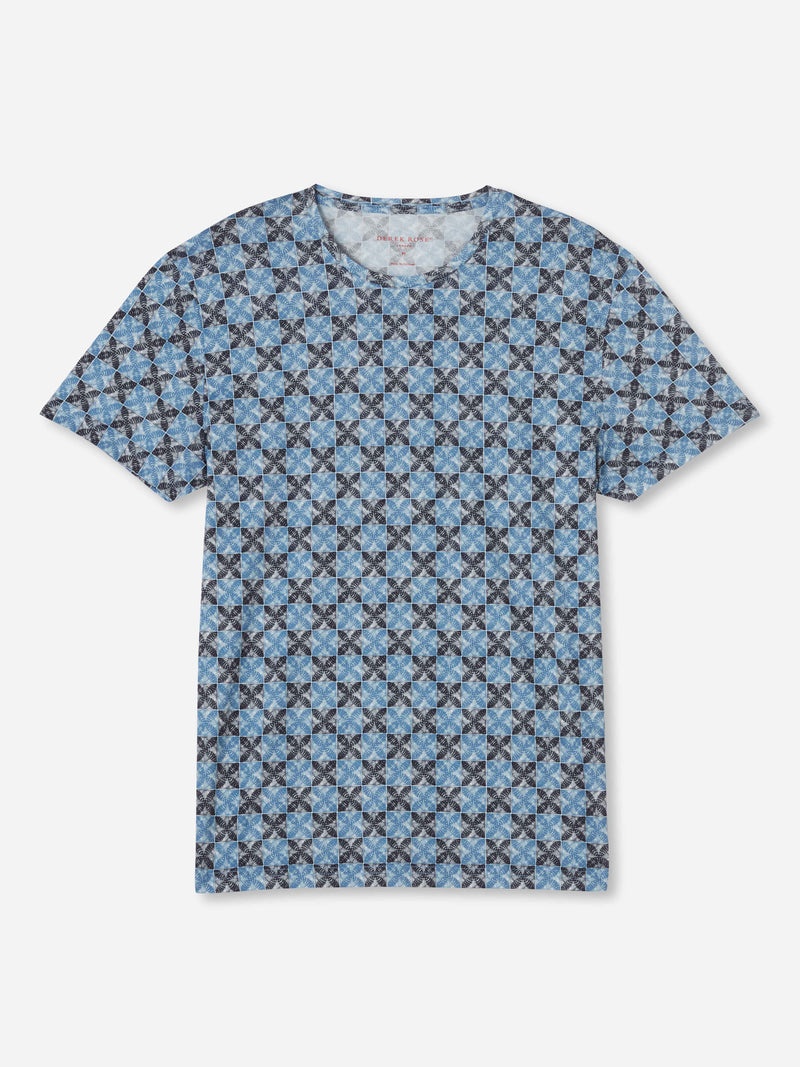 Men's T-Shirt Robin 10 Pima Cotton Blue - 1