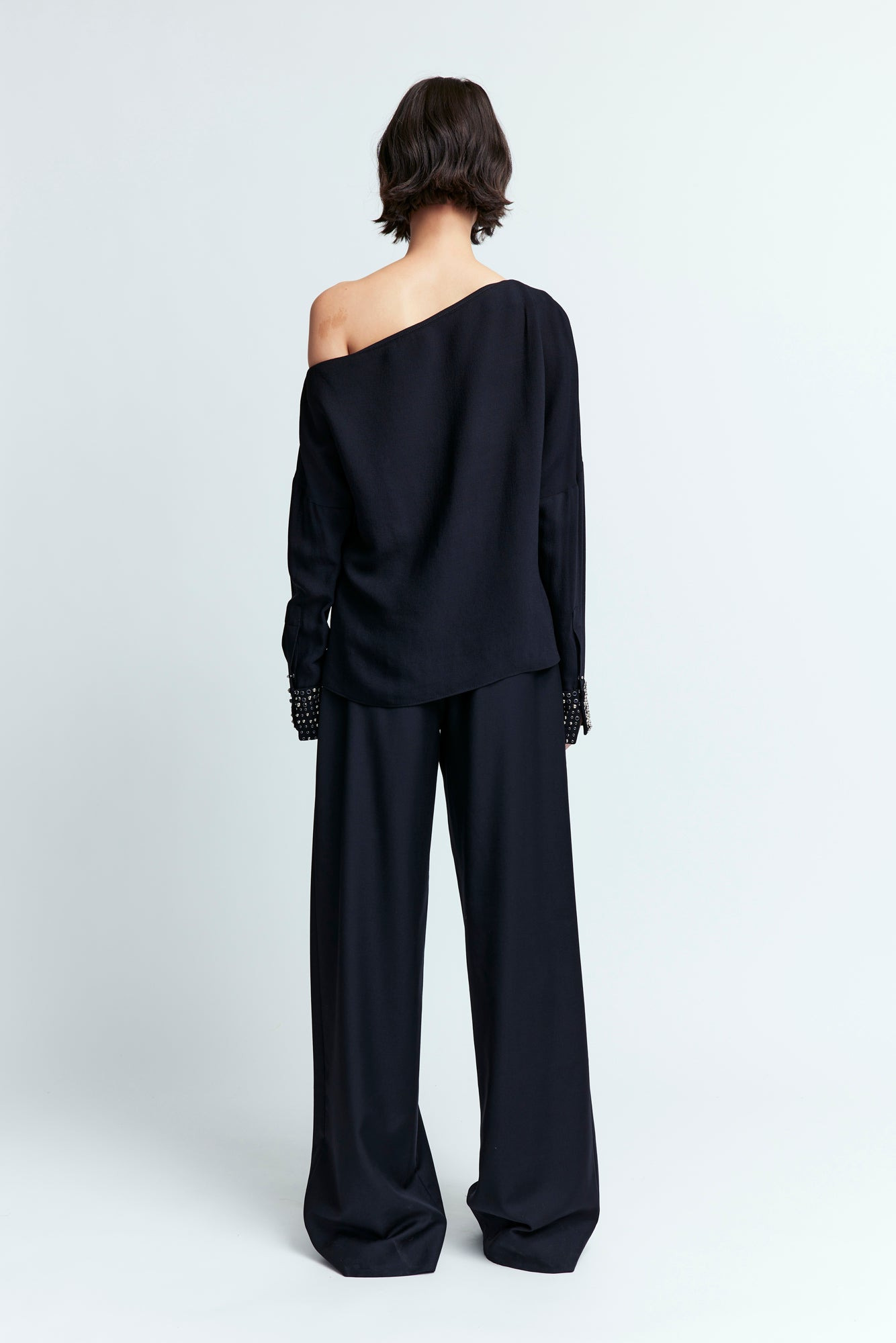 VOLANTE TOP IN CREPE - 6