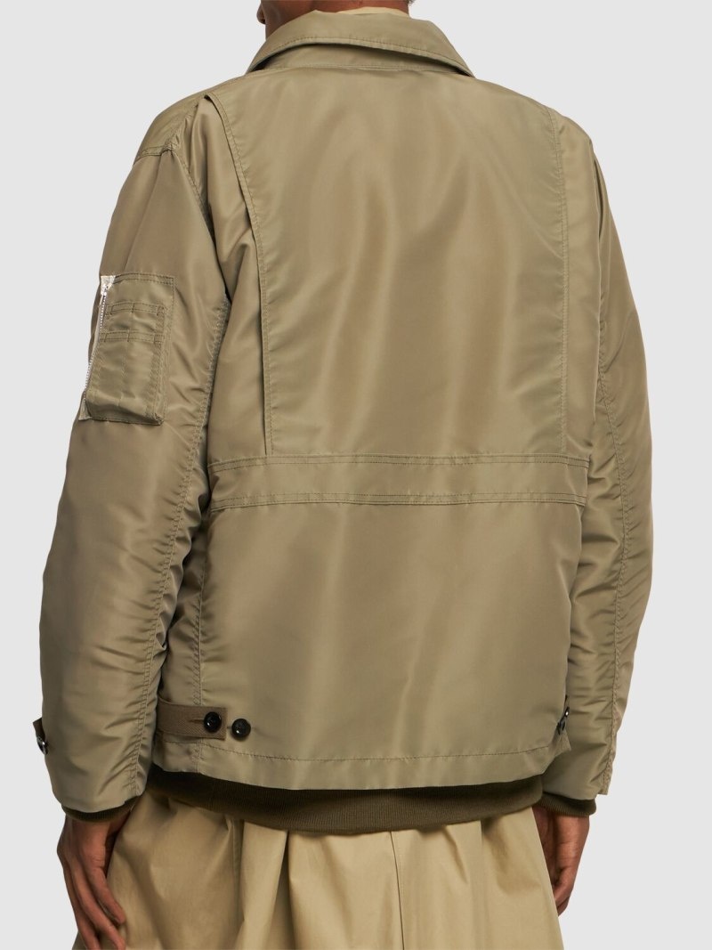 Nylon twill jacket - 3