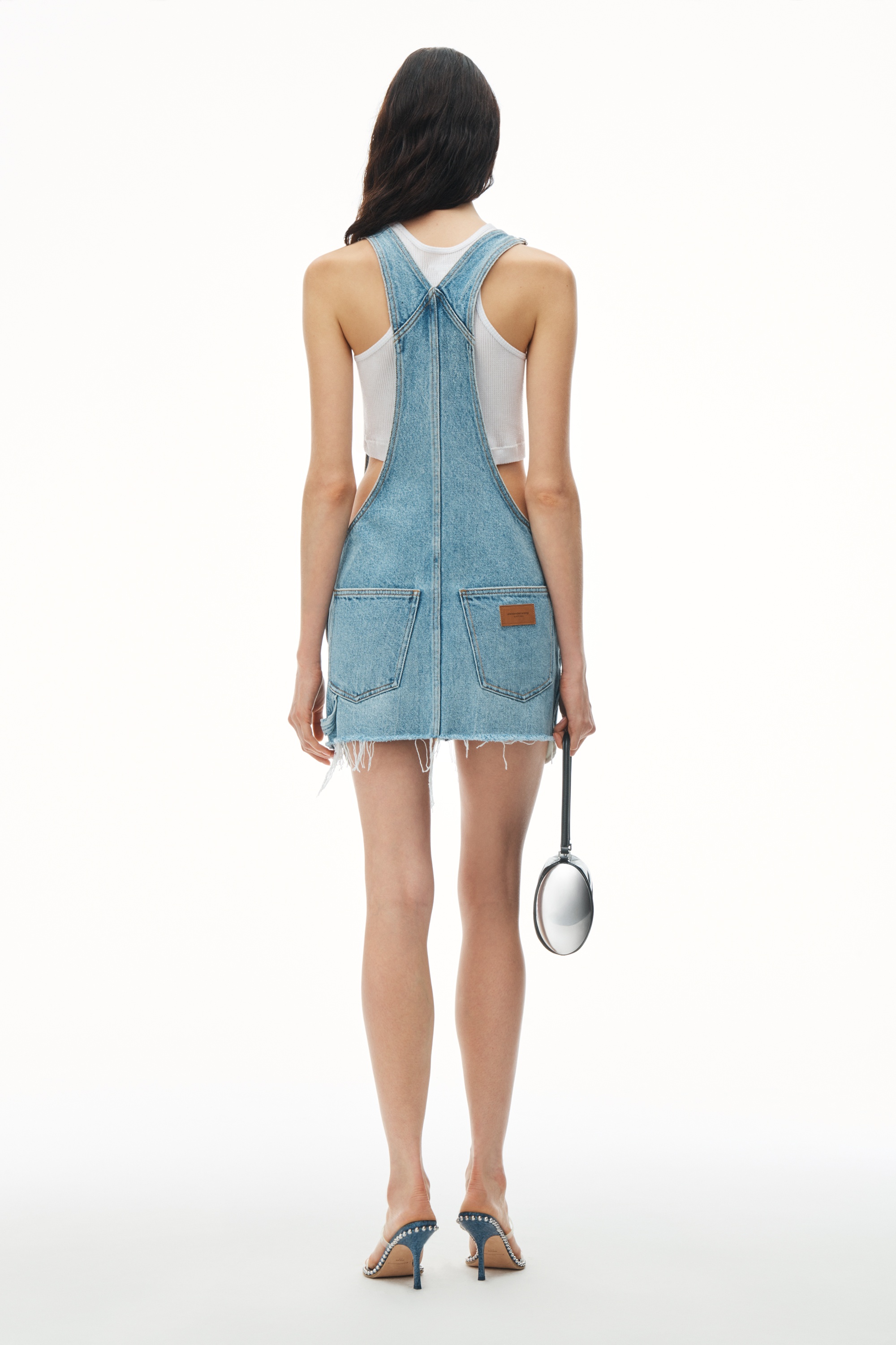 Overall Denim Minidress - 4