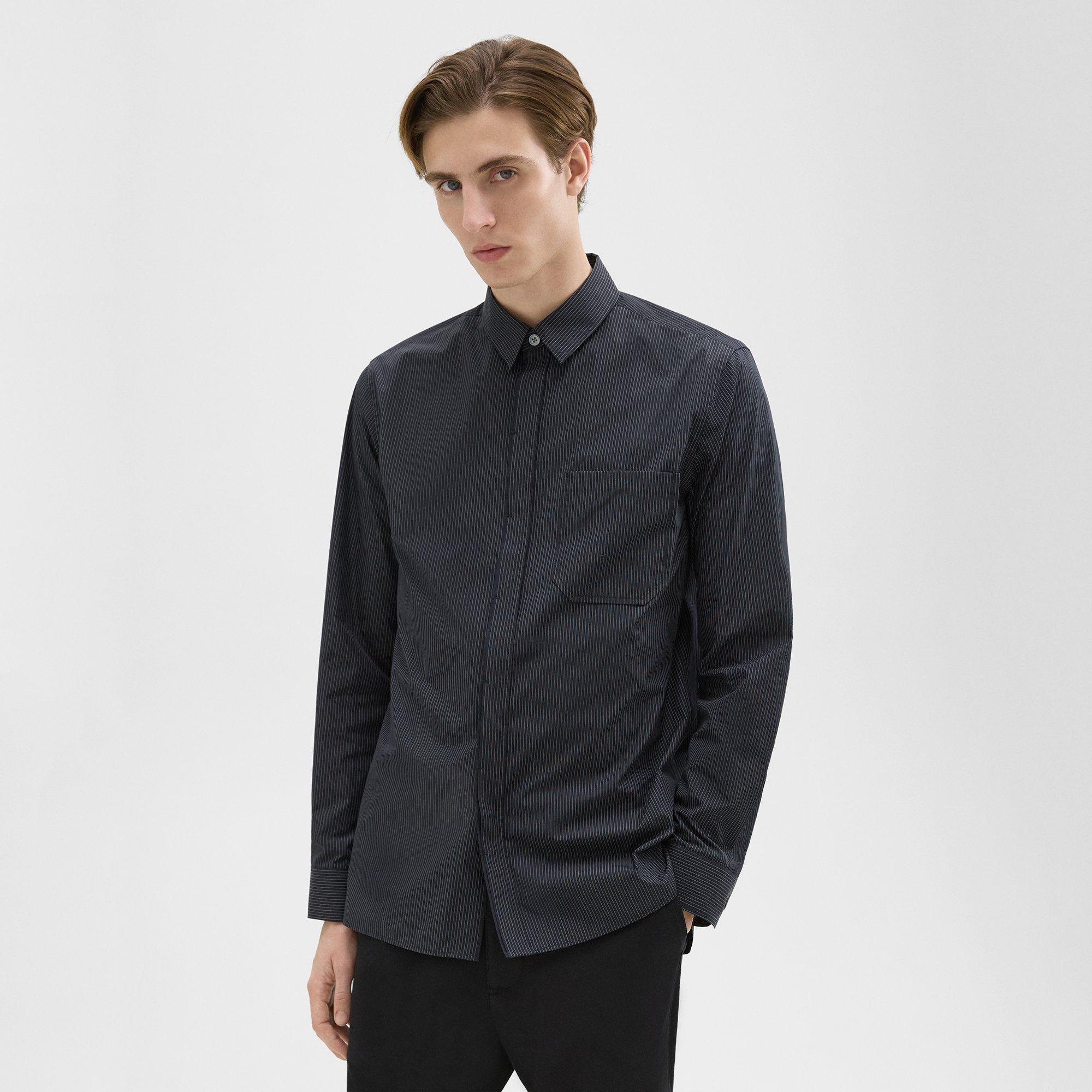 Striped Cotton-Blend Shirt - 3