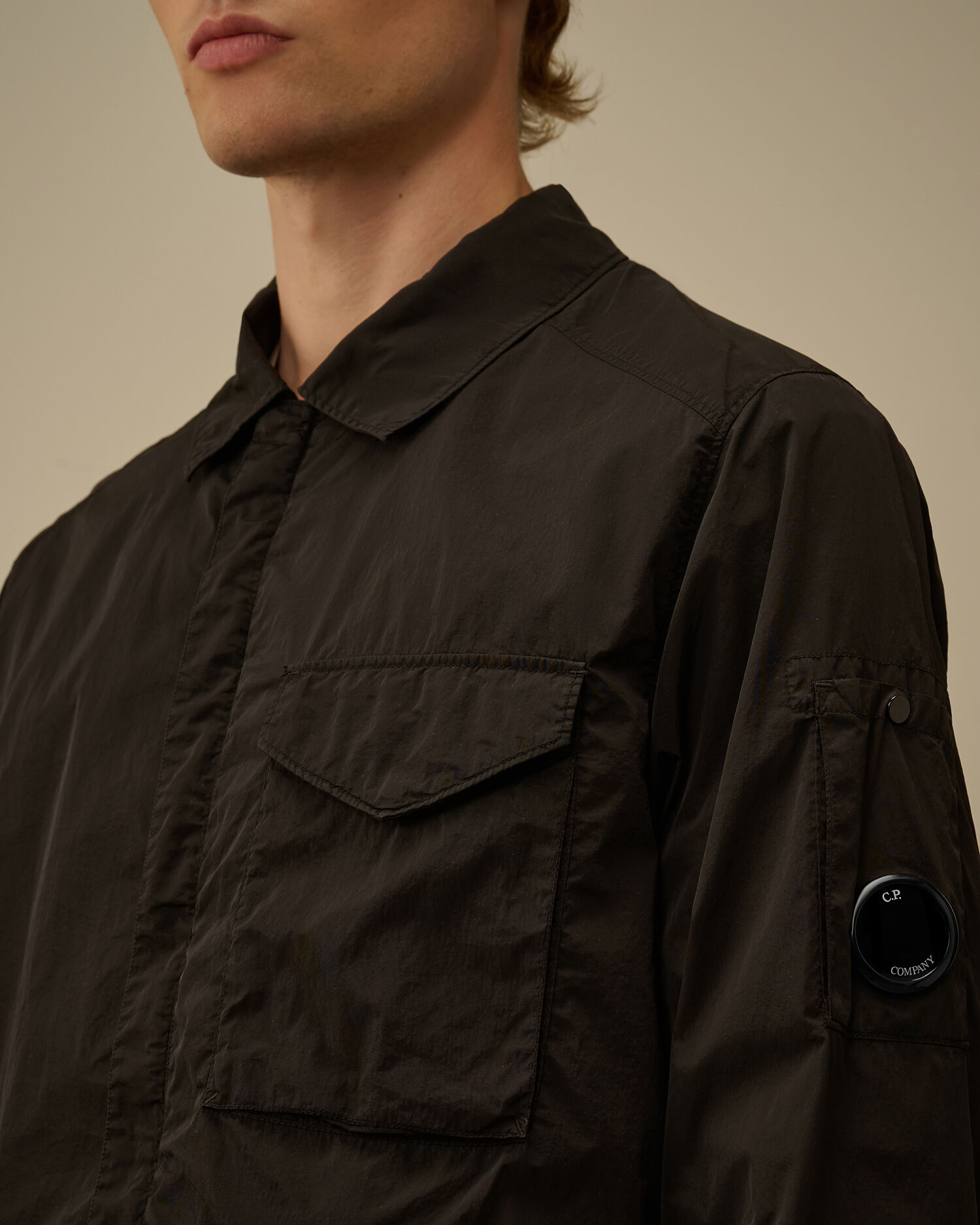 Chrome-R Lens Zipped Overshirt - 5