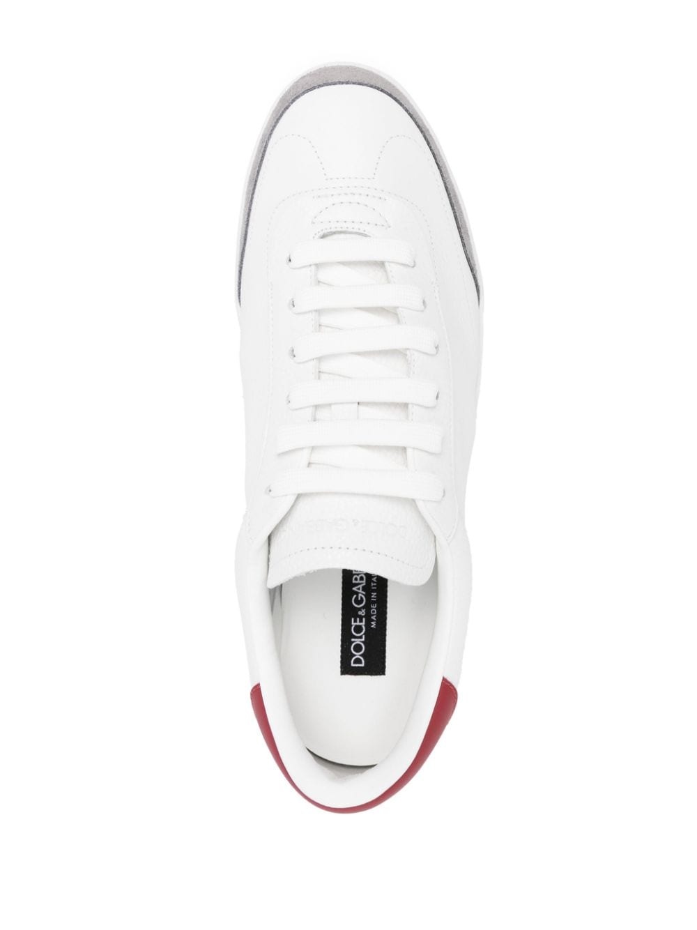 stripe-detailing leather sneakers - 4