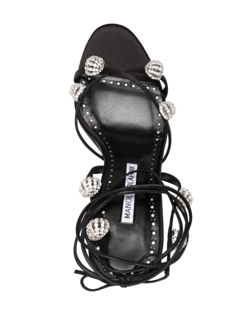 Elsaka 100mm embellished sandals - 4