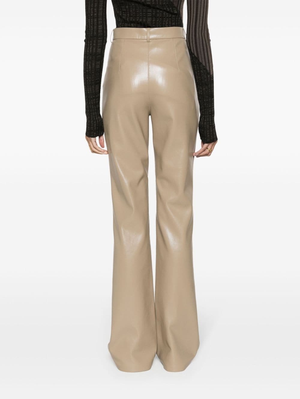 Leena high-waist straight-leg trousers - 4