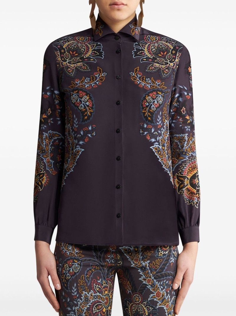 paisley-print silk shirt 3
