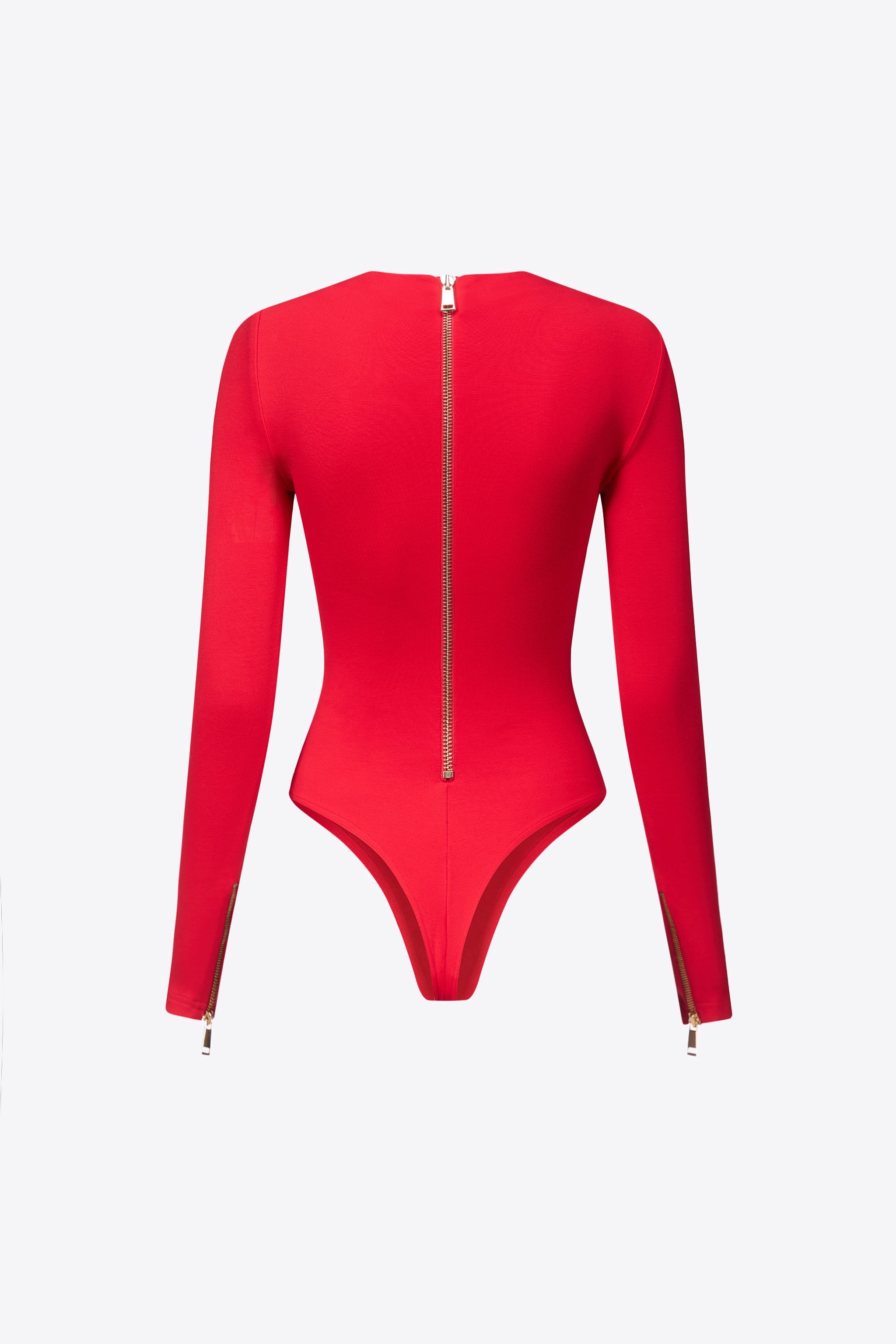 LONG SLEEVE ZIPPER BODYSUIT - 2
