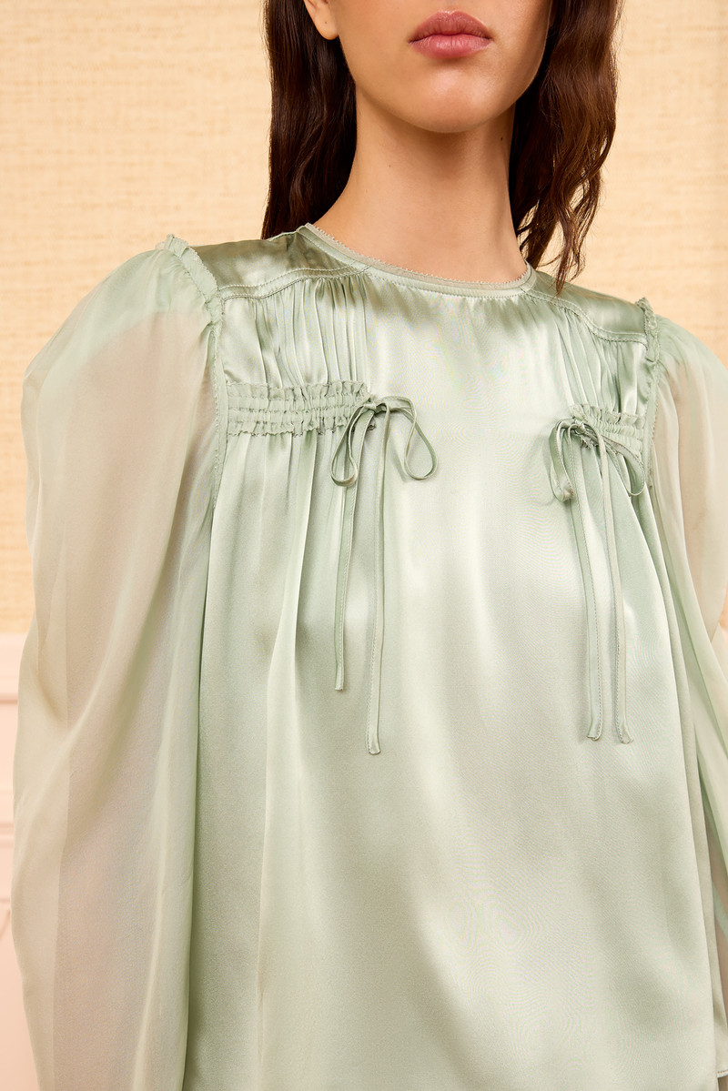 ULLA JOHNSON Odette Silk Blouse outlook