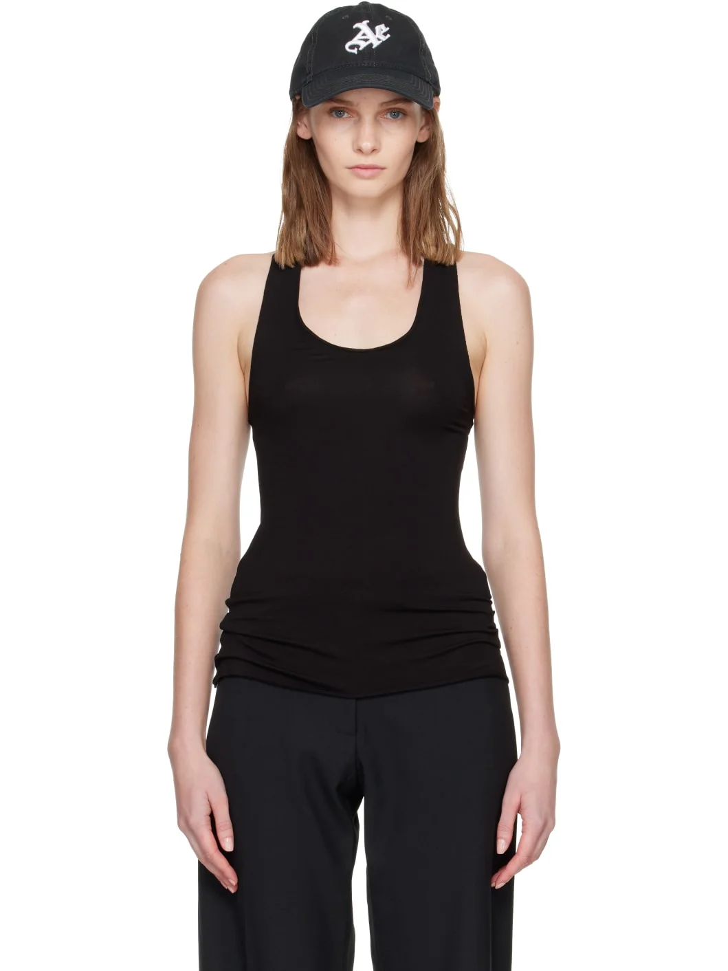 Black Vest Tank Top - 1